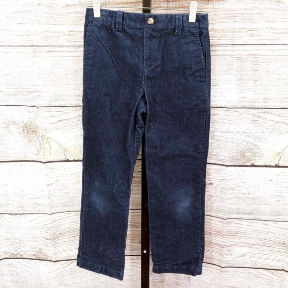 Vineyard Vines Navy Blue Corduroy Pants Size 7 - Picture 1 of 8